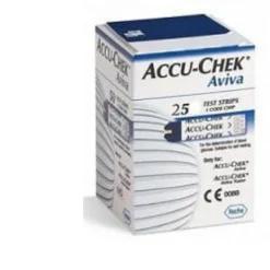 Accu-Chek Aviva Strisce Reattive Controllo Glicemia 25 Pezzi