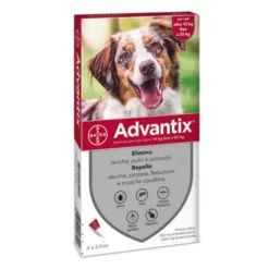 Advantix Spot On 4 Pipette Cani Da 10 Fino A 25 Kg