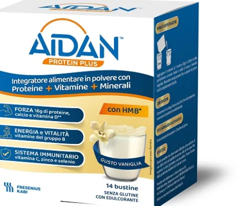Aidan Protein Plus Gusto Vaniglia 14 Bustine