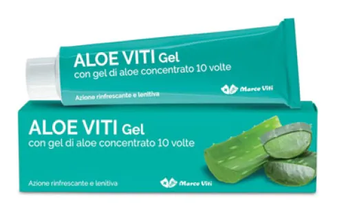 Aloe Viti Gel Lenitivo Doposole Idratante Aloe Vera 100 ml