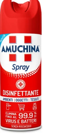 Amuchina Spray Disinfettante Ambienti Oggetti Tessuti 400 ml