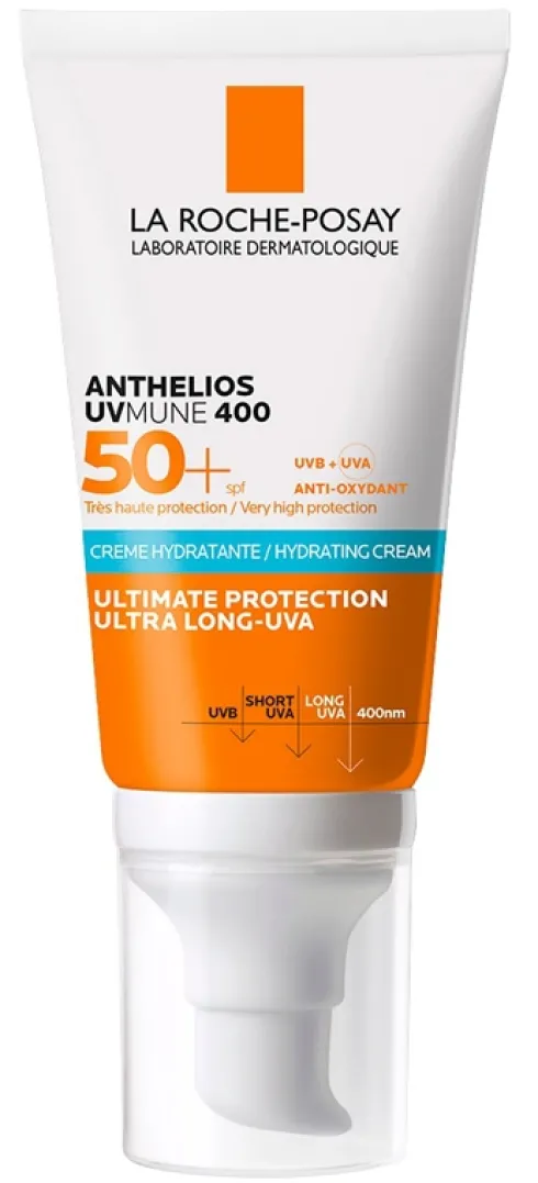 Anthelios Uvmune 400 Spf50+ Crema Idratante Senza Profumo 50 ml