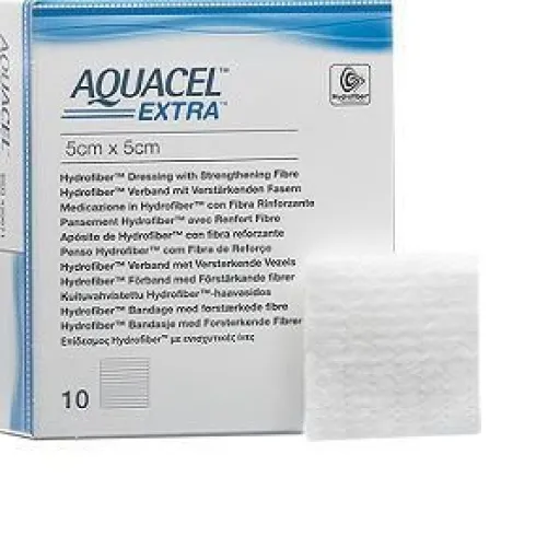 Aquacel Ag+ Extra 5×5 cm 10 Pezzi