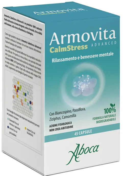 Armovita Calmostress Advanced Integratore Relax Stress Ansia Passiflora 45 Capsule