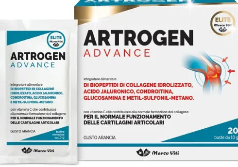 Artrogen Advance Collagene Glucosamina Condroitina Acido Ialuronico 20 Buste