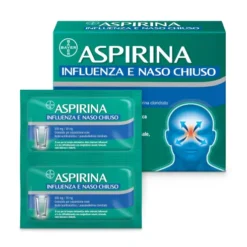 Aspirina Influenza e Naso Chiuso 500 mg/30 mg Granulato per Sospensione Orale 10 Bustine