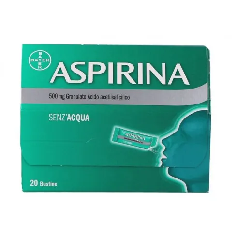 Aspirina 500 mg 20 Bustine Orosolubili