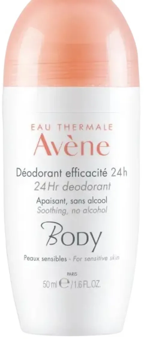 Avène Body Deodorante Roll-On 24 Ore per Pelle Sensibile 50 ml