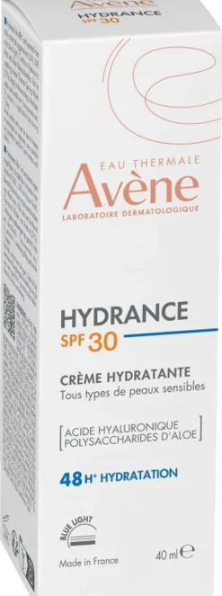 Avène Hydrance SPF 30 Crema Idratante Viso Pelle Sensibile Disidratata 40 ml