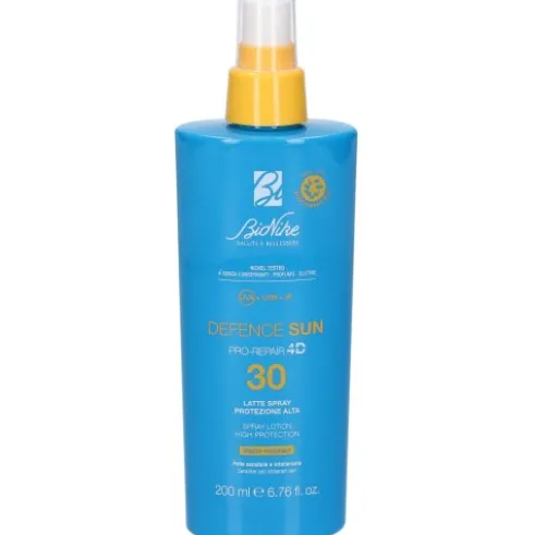 BioNike Defence Sun Pro-Repair 4D Latte Spray SPF 30 Protezione Solare 200 ml