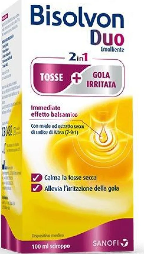 Bisolvon Duo Emolliente Sciroppo 100 ml