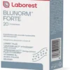 Blunorm Forte Integratore per Microcircolo e Circolazione con Diosmina Vite Rossa e Ginkgo 20 Compresse