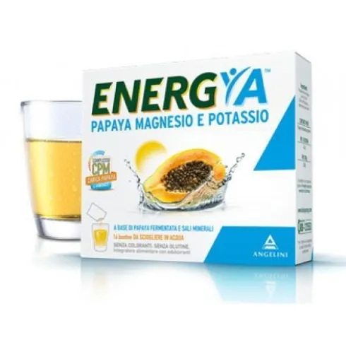 Body Spring Energya Papaya Magnesio E Potassio 14 Bustine