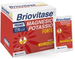 Briovitase Magnesio e Potassio Forte Gusto Arancia 30 Bustine