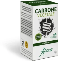 Carbone Vegetale Integratore Naturale per Gonfiore e Flatulenza 30 Compresse