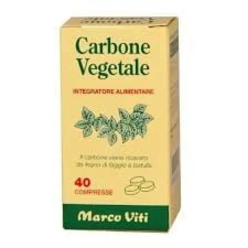 Carbone Vegetale Marco Viti 40 Compresse