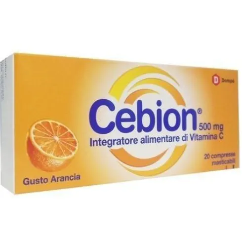 Cebion Vitamina C 20 Compresse Masticabili Arancia
