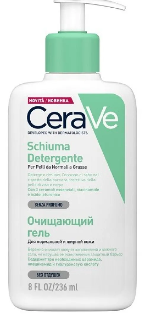 Cerave Schiuma Detergente Viso 236 ml