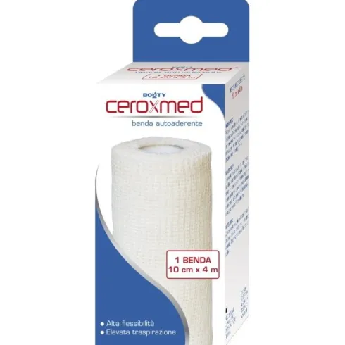 Ceroxmed Benda Elastica Autoaderente 10 cm X 4 M