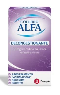 Collirio Alfa Decongestionante 0,8 mg/ml Collirio 10 ml