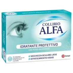 Collirio Alfa Idratante Protettivo con Acido Ialuronico 0,15% 10 Fiale Monodose