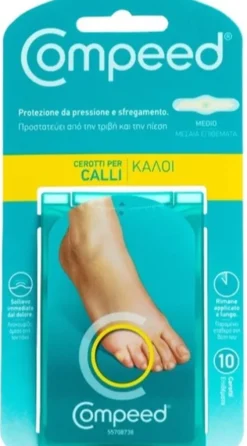 Compeed Cerotti Per Calli Misura Media 10 Pezzi