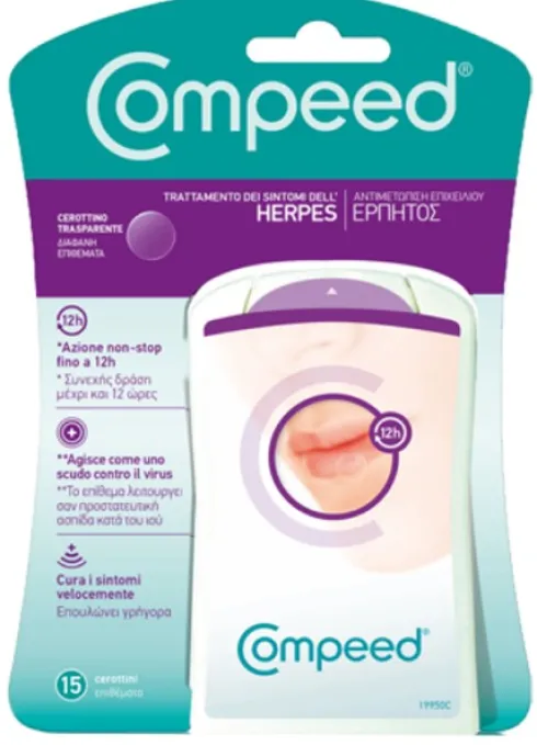 Compeed Trattamento Herpes Labiale 15 Cerotti