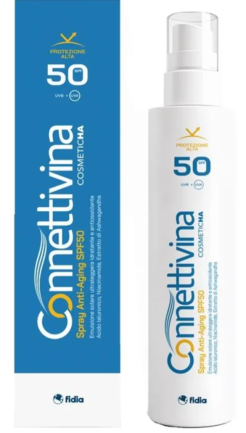 Connettivina Spray Anti-Aging SPF50 Protezione Solare Antiossidante 180 ml