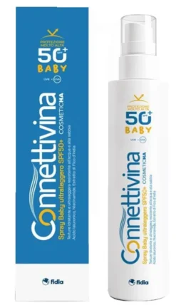 Connettivina Spray Baby Ultraleggero SPF50+ Protezione Solare Bambini 180 ml