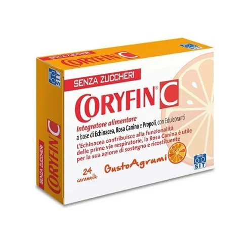Coryfin C 24 Caramelle Agrumi Senza Zucchero