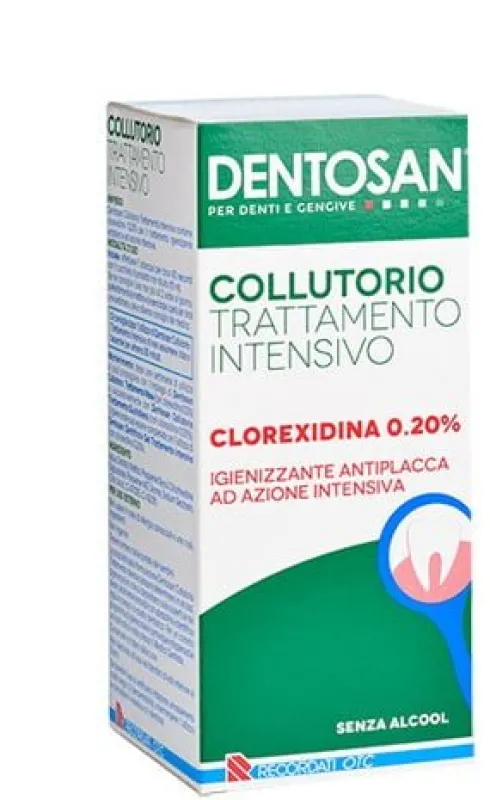 Dentosan Collutorio Clorexidina 0.20% Azione Intensiva 200 ml