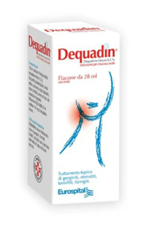 Dequadin Soluzione Mucosa Orale 0,5% 28 ml