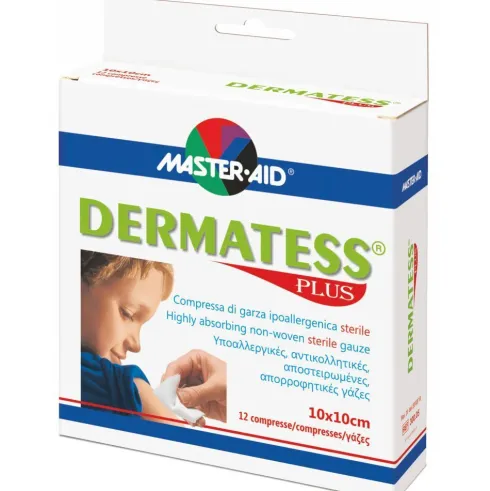 Dermatess Plus Garza Tnt 5 X 9 cm 12 Pezzi