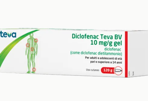 Diclofenac 1% Teva Gel 120 grammi