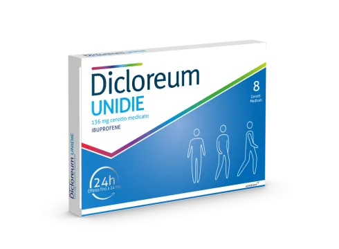 Dicloreum Unidie 8 cerotti medicati 136 mg