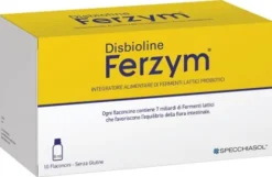 Disbioline Ferzym Probiotici con Sambuco Pappa Reale e Fibre 10 Flaconcini