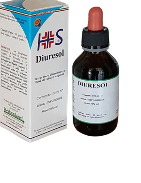 Diuresol gocce drenaggio liquidi e supporto vie urinarie 100 ml