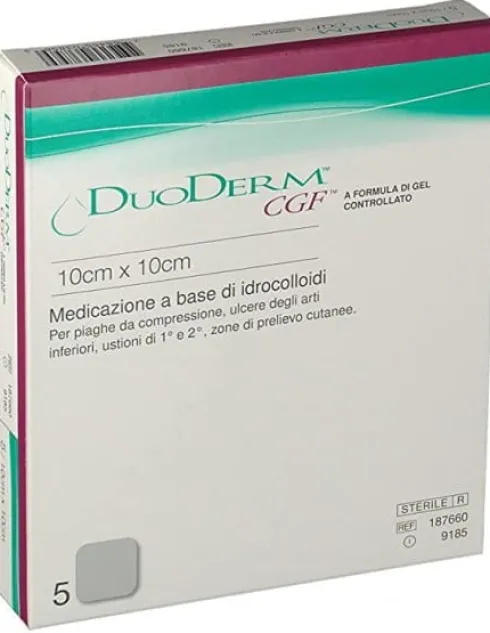 Duoderm Cgf Medicazione 10 X 10 cm 5 Pezzi