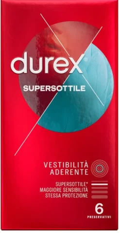 Durex Supersottile Close Fit 6 pezzi