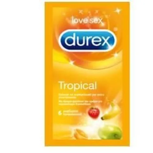 Durex Tropical Easyon Profilattici 6 Pezzi