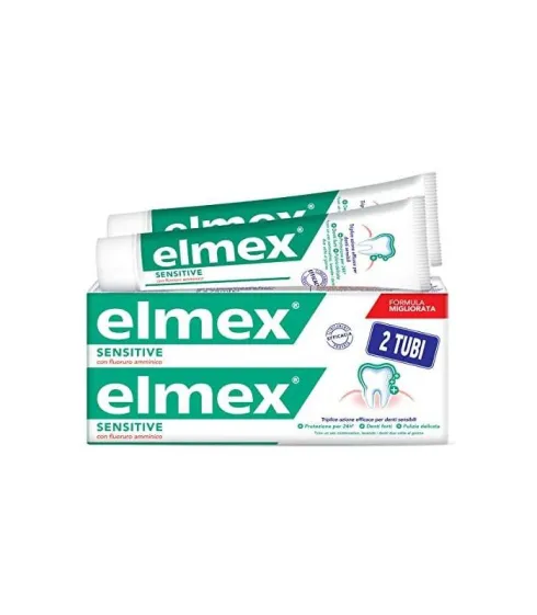 Elmex Sensitive Dentifricio Bi-Pack 2 X 75 ml