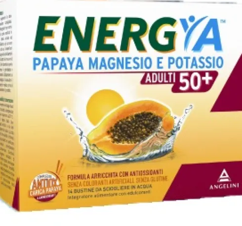 Energya Papaya Magnesio e Potassio 50+ 14 Bustine