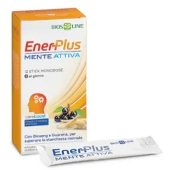 EnerPlus Mente Attiva Integratore Energia Mentale Ginseng Guaranà 12 Stick