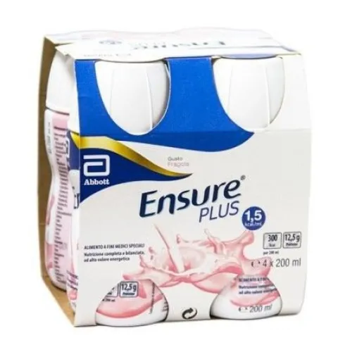 Ensure Plus Fragola 4 X 200 ml