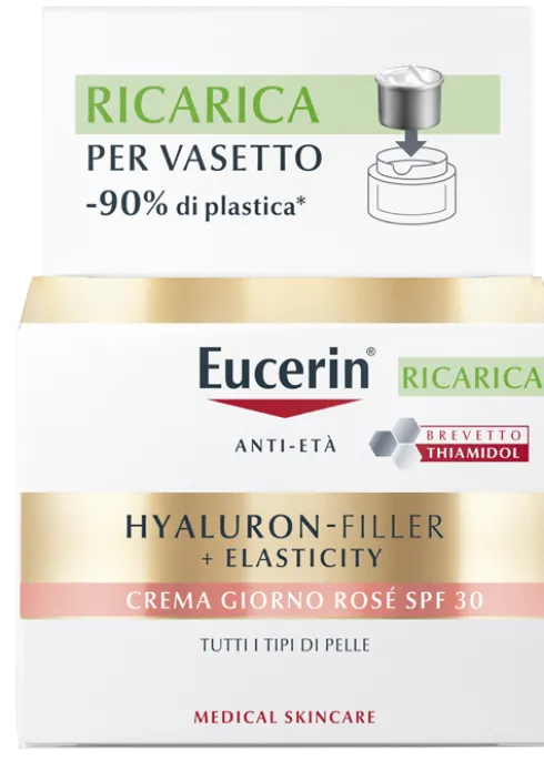 Eucerin Hyaluron-Filler + Elasticity Giorno Rosé Spf 30 Ricarica 50 ml