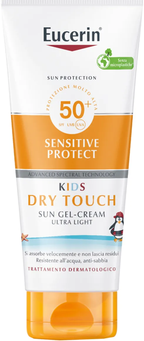Eucerin Sun Protect Kids Dry Touch Gel Crema Ultra Leggera Spf 50+ 200 ml