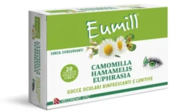 Eumill Gocce Oculari Lenitive Monodose Occhi Arrossati e Affaticati 20 Flaconcini