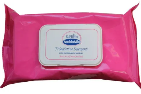 Euphidra Amidomio Salviettine Detergenti 72 Pezzi