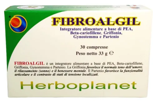 Fibroalgil PEA beta-cariofillene griffonia rilassamento 30 compresse