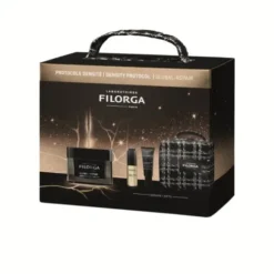 Filorga Cofanetto Natale Global-Repair – Crema 50ml + Elixir 5ml + Eyes & Lips 4ml con Trousse